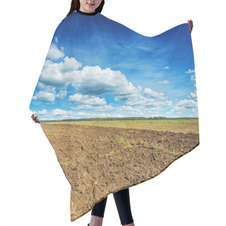 Personality  Freshly Ploughed Field Hair Cutting Cape