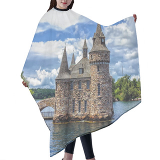 Personality  Power House Of The Boldt Castle On Ontario Lake, Canada Hair Cutting Cape
