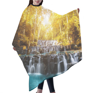 Personality  Sam Lan Waterfall Is Beautiful Waterfall In Tropical Forest, Sar Hair Cutting Cape