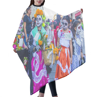 Personality  Day Of The Dead Hair Cutting Cape
