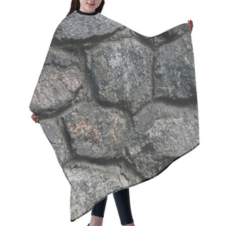 Personality  Full Frame Image Of Stone Wall Background Hair Cutting Cape