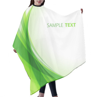 Personality  Green Abstract Background Hair Cutting Cape