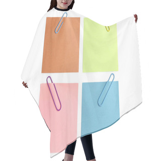 Personality  Paperclips And Notes Hair Cutting Cape
