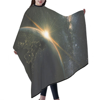 Personality  Earth Night Hair Cutting Cape