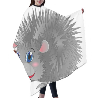 Personality  Cartoon Hedgehog Hair Cutting Cape