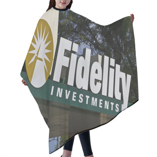 Personality  Indianapolis - Circa June 2016: Fidelity Investments Consumer Location. Fidelity Is The Fourth Largest Mutual Fund Group In The World II Hair Cutting Cape