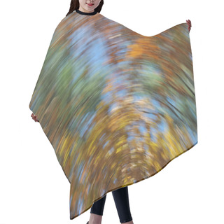 Personality  Autumn Leaves Swirl Hair Cutting Cape