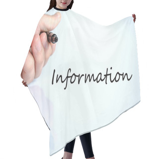 Personality  Information Concept Hair Cutting Cape