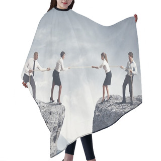 Personality  Team And Business Competition Hair Cutting Cape