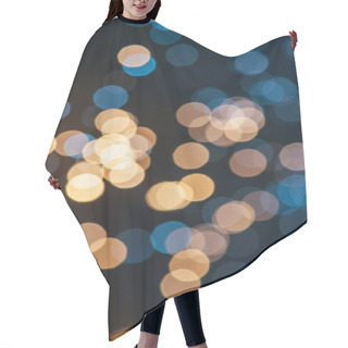 Personality  Abstract Glowing Bokeh Texture Background Hair Cutting Cape
