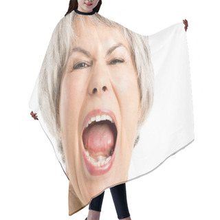 Personality  Yelling Expression Hair Cutting Cape