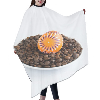Personality  Easter Egg And Coffee Hair Cutting Cape