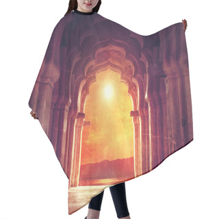 Personality  Old Temple In India Hair Cutting Cape
