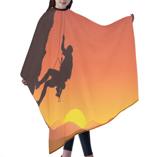 Personality  Rock Climber Hair Cutting Cape