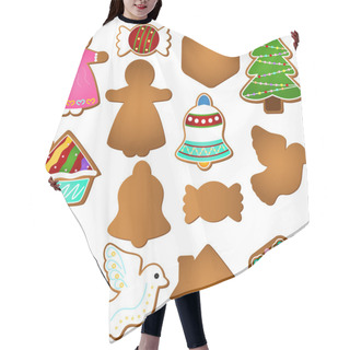 Personality  Gingerbread (Christmas Festival Biscuit - Cookie) Hair Cutting Cape