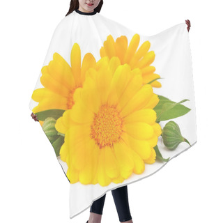 Personality  Marigold Flower Hair Cutting Cape