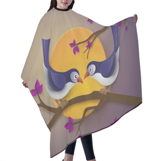Personality  Bird In Love Hair Cutting Cape