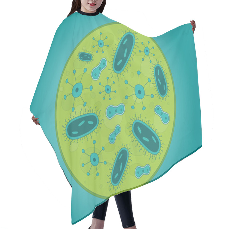 Personality  A Circle Of Germs Hair Cutting Cape