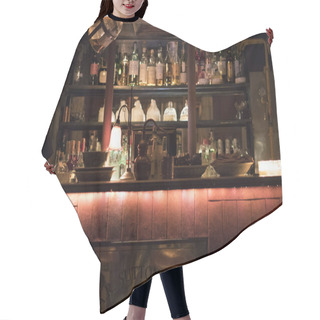 Personality  Alcohol Drinks In Bar Hair Cutting Cape
