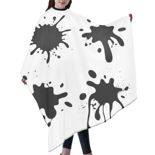 Personality  Grungy Splashes Hair Cutting Cape
