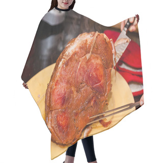 Personality  Roasted Ham Hair Cutting Cape