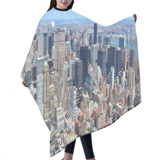 Personality  New York City Bird's Eye View Hair Cutting Cape