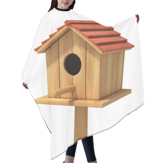 Personality  Bird House 3d Illustration Hair Cutting Cape