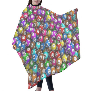 Personality  Lottery Balls Hair Cutting Cape