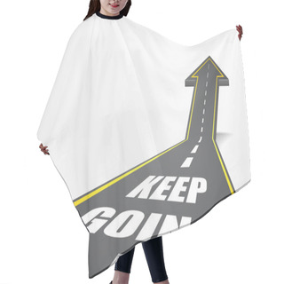 Personality  Keep Going Hair Cutting Cape