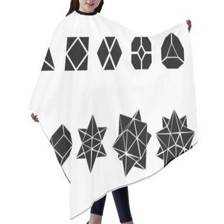 Personality  Geometric Shapes Hair Cutting Cape