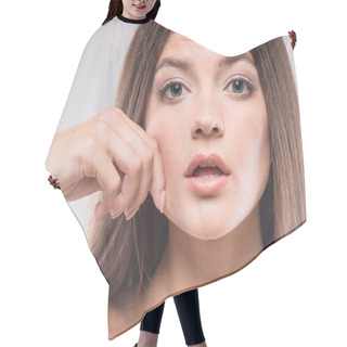 Personality  Beauty Woman Hair Cutting Cape