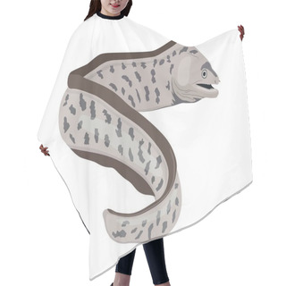 Personality  Icon Of The Ocean Fish Of The Moray. Vector Illustration Hair Cutting Cape