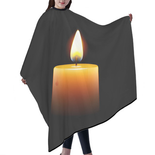Personality  Yellow Candle Hair Cutting Cape