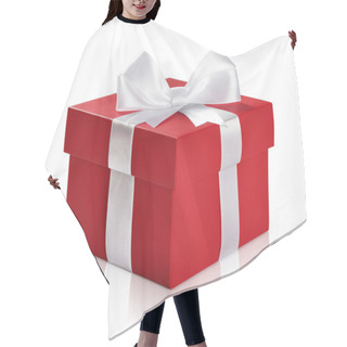 Personality  Red Gift Box Hair Cutting Cape