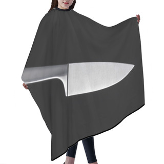 Personality  Kitchen Knife On Black Hair Cutting Cape