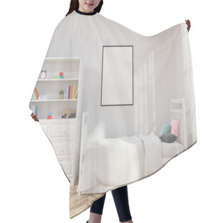 Personality  White Nursery Interior, Poster Hair Cutting Cape