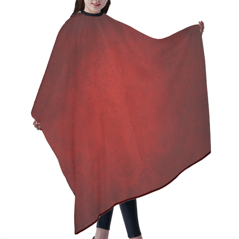 Personality  Red Background Hair Cutting Cape
