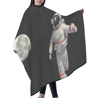 Personality  3D CG Rendering Of An Astronaut. Elements Of This Image Furnished By NASA. Hair Cutting Cape