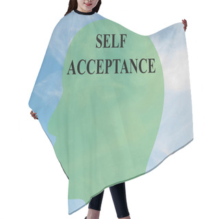 Personality  Self Acceptance Concept Hair Cutting Cape