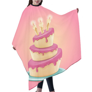 Personality  Happy Birthday Cake Hair Cutting Cape