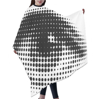 Personality  Human Eyes In Dots Hair Cutting Cape