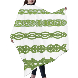 Personality  Green Celtic Ornaments And Embellishments Hair Cutting Cape