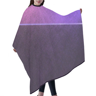 Personality  Purple Background Layout Hair Cutting Cape