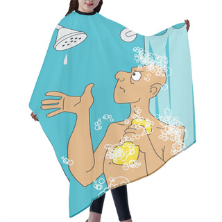 Personality  No Water In The Shower Hair Cutting Cape