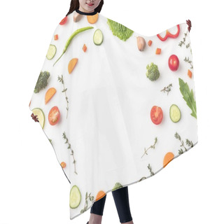 Personality  Vegetables Hair Cutting Cape