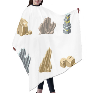 Personality  Stones And Rocks Textures Hair Cutting Cape