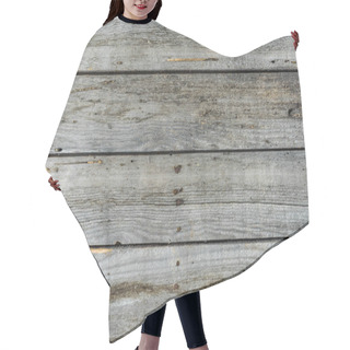 Personality  Grey Wooden Background Hair Cutting Cape