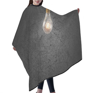 Personality  Bright Electric Bulb Hair Cutting Cape