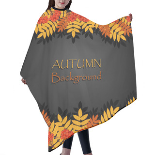 Personality  Autumn Background With Rowan Hair Cutting Cape