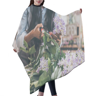 Personality  Florist Cutting Flowers Hair Cutting Cape